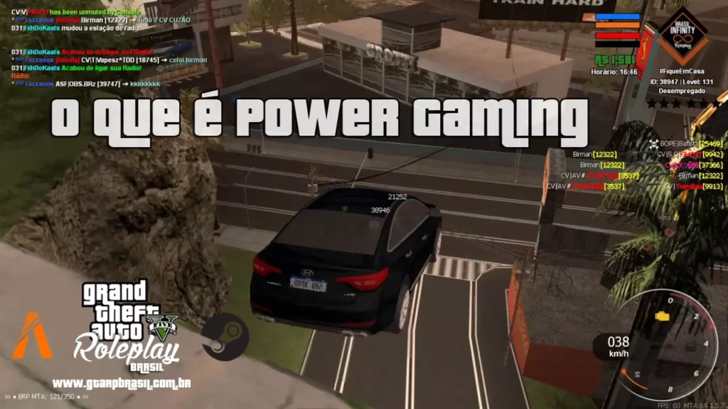O que é Power Gaming GTA RP?