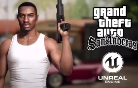 Vídeo GTA San Andreas na Unreal Engine 5 impressiona